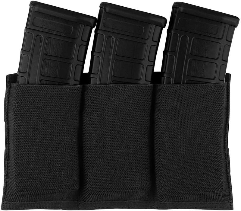 KRYDEX Molle 5.56mm Single/Double/Triple Magazine Pouch Speed Mag Pouches for .223 5.56 Magazine - Image 1